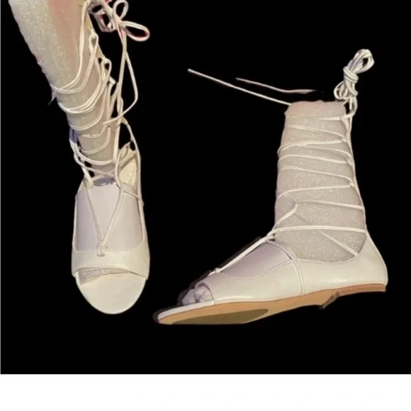 Vero Cuoio Leather Gladiator Sandals - Picture 7 of 9